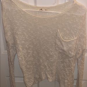Hollister Cream Sweater